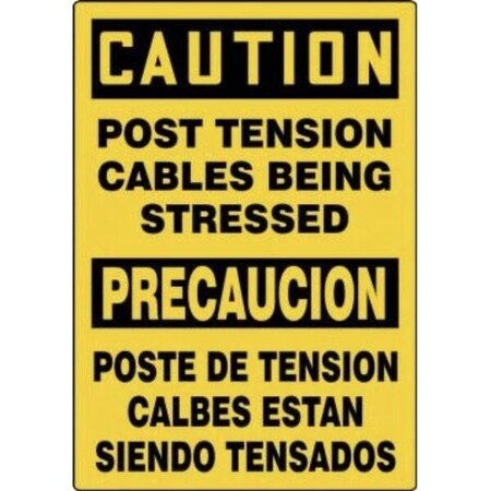 Accuform SPANISH BILINGUAL SAFETY SIGN MSCR606XP MSCR606XP